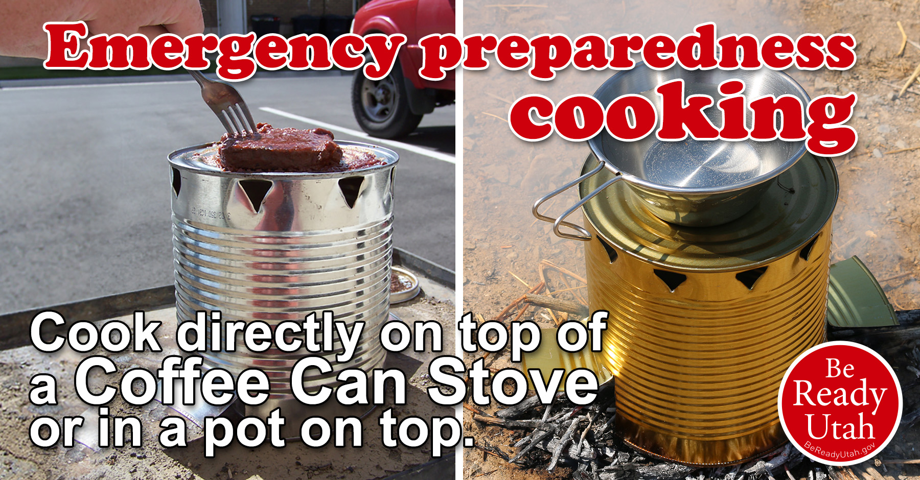 Coffee Can Stove Cook On Top