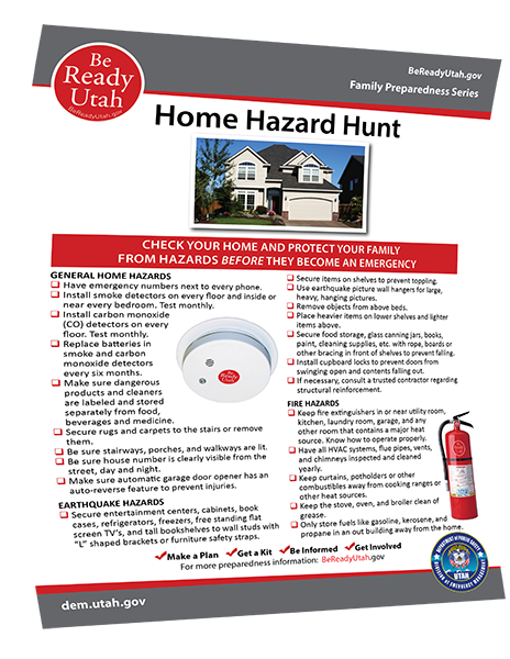 Home Hazard Hunt brochure