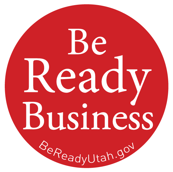 Red circle logo witht he words Be Ready Business