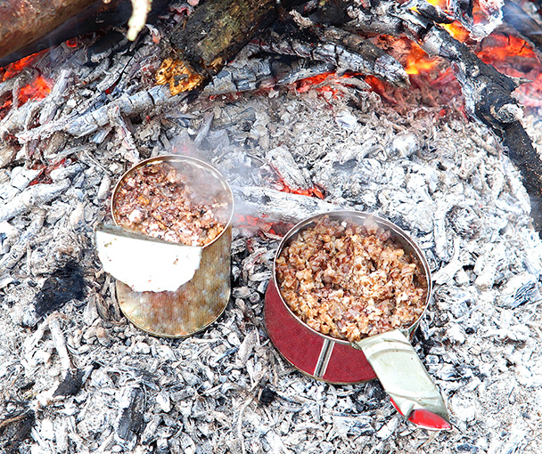 Cans in Campfire