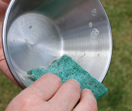 Scrubbing Sponge Cleaning Camp Cup