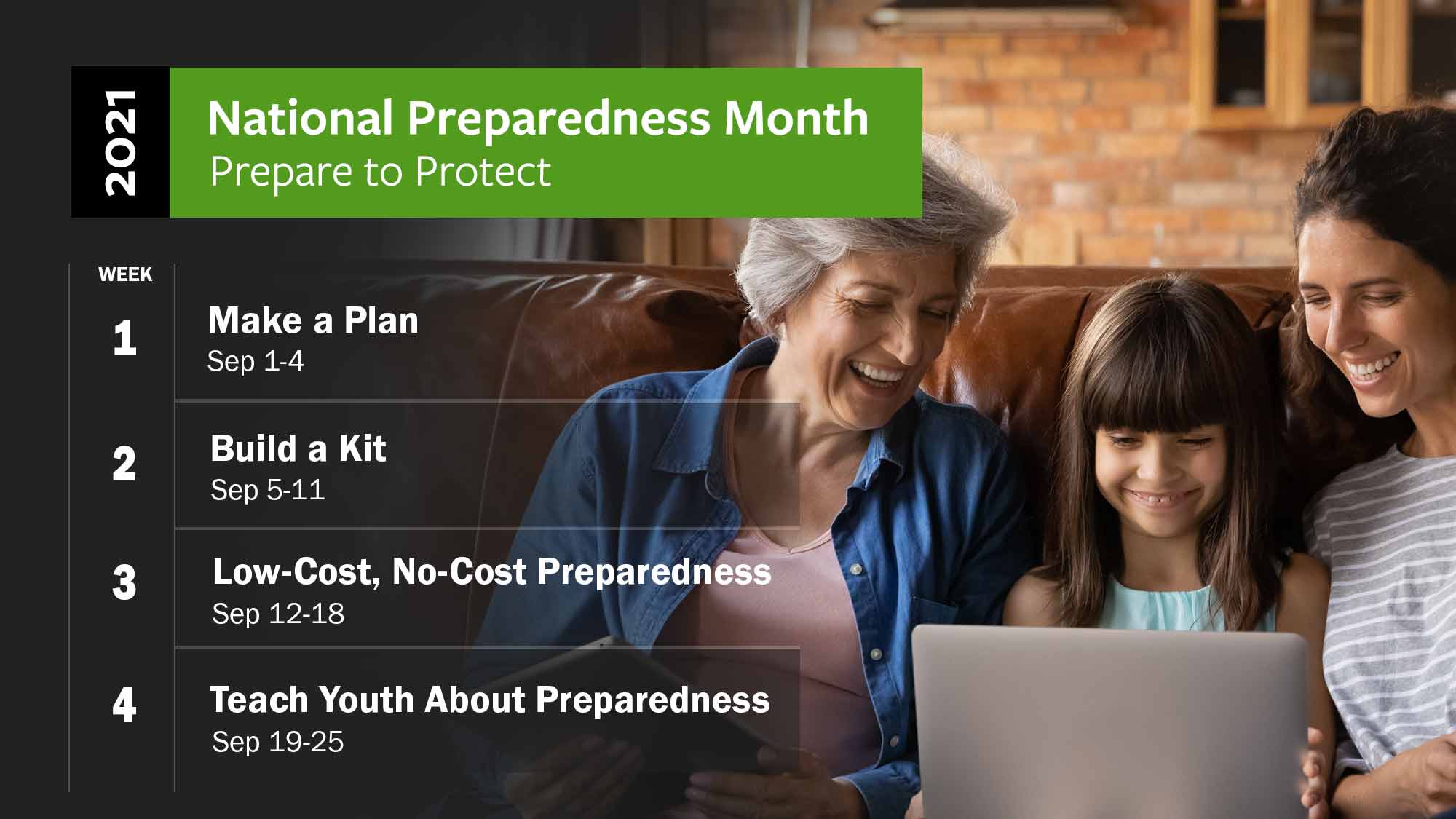 September Is National Preparedness Month | Be Ready Utah